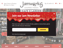 Tablet Screenshot of jamworks.com.au